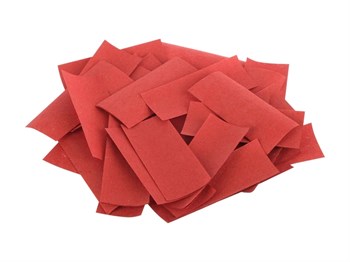 Foix OPCR Бумажное конфетти 20х50мм, красный, упаковка 1 кг OPCR