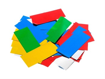 Foix OMCMCL Конфетти металлизированное 20х50мм, разноцветный, упаковка 1 кг OMCMCL