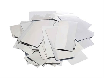 Foix OMCS Конфетти металлизированное 20х50мм, серебрянный, упаковка 1 кг OMCS