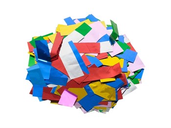 Lfocus FMCMCL Конфетти металлизированное 17х55мм, разноцветный, упаковка 1 кг FMCMCL