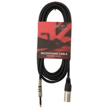 HardCord MCS-50 микрофонный кабель XLR(M)-Jack mono 6,3mm  5m MCS-50-1 - фото 5285