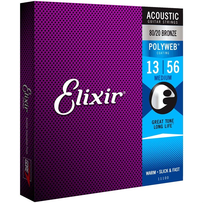 Струны для акустической гитары Elixir 11100 13-56 2012 - фото 5299