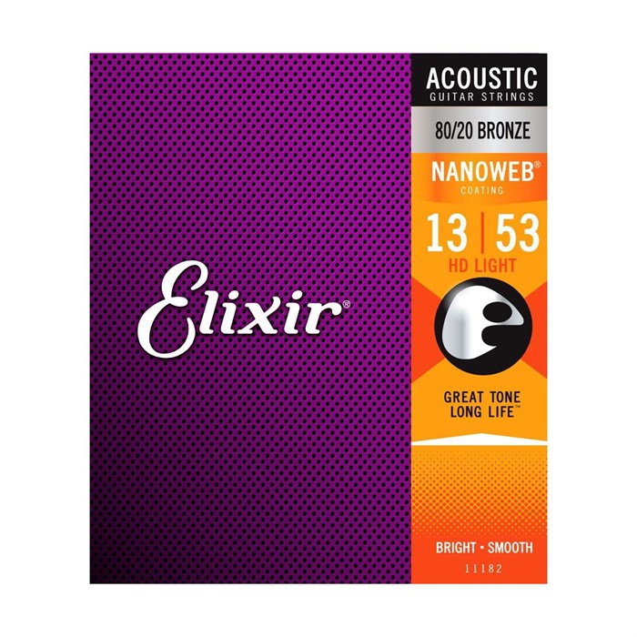 Струны для акустической гитары Elixir 11182 13-53 2013 - фото 5300