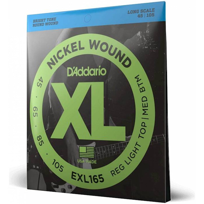 Струны для бас-гитары D'Addario EXL165 45-105 2044 - фото 5379