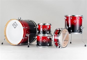 Dixon PODFM422CRF Fuse Maple Набор барабанов, красный санберст PODFM422CRF