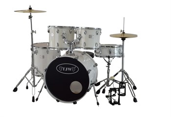 TJW JW225-TF-WH Барабанная установка (2 коробки), белая JW225-TF-WH