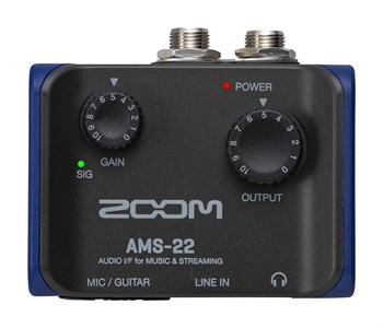 Zoom AMS-22 - Аудиоинтерфейс для музыки и стриминга AMS-22 - фото 5836