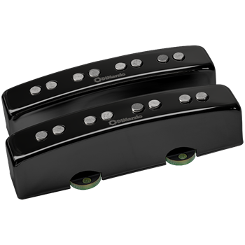 DiMarzio DP305GB Sixties  J set комплект звукоснимателей, 4-струнный, чёрный DP305GB