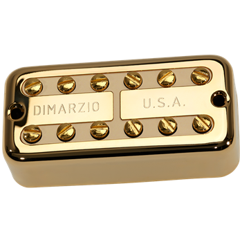 DiMarzio DP293GCR PAF'TRON NECK - звукосниматель для электрогитары, хамбакер, Алнико 5, 200 мВ, 8,03 кОм, золото/кремовый DP293GCR