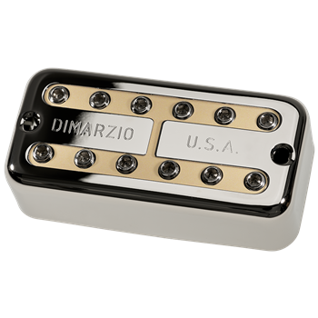 DiMarzio DP297FNCR SUPER DISTOR'TRON - звукосниматель для электрогитары, хамбакер, керамика, 410 мВ, 14,62 кОм, никель/кремовый DP297FNCR