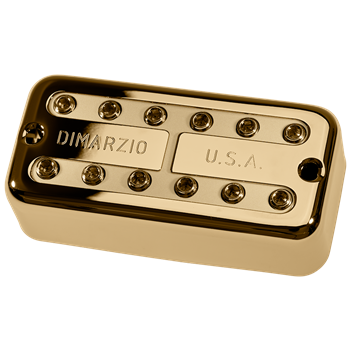 DiMarzio DP297FGCR SUPER DISTOR'TRON - звукосниматель для электрогитары, хамбакер, керамика, 410 мВ, 14,62 кОм, золото/кремовый DP297FGCR