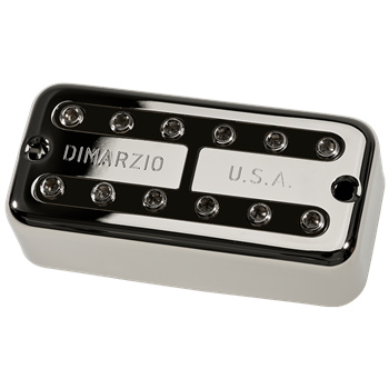 DiMarzio DP297FNBK SUPER DISTOR'TRON - звукосниматель для электрогитары, хамбакер, керамика, 410 мВ, 14,62 кОм, никель/чёрный DP297FNBK