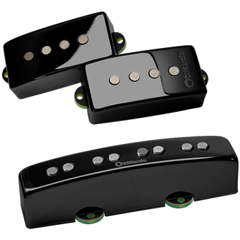 DiMarzio DP306GB Sixties  P+J set комплект звукоснимателей, 4-струнный, чёрный DP306GB