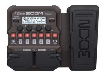 Zoom A1X FOUR Универсальный процессор для музыкальных инструментов с педалью экспрессии. Zoom A1X FOUR
