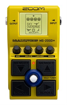 Zoom MS-200D+ компактный процессор эффектов Overdrive и Distortion для электрогитары Zoom MS-200D+