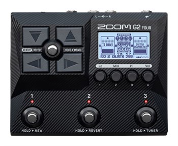 Zoom G2 FOUR - Гитарный процессор мультиэффектов с поддержкой IR Zoom G2 FOUR