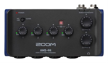 Zoom AMS-44 - Аудиоинтерфейс для музыки и стриминга Zoom AMS-44