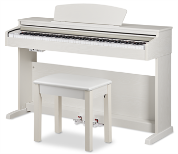 Becker BDP-82W, цифровое пианино, белое, банкетка, наушники BDP-82W