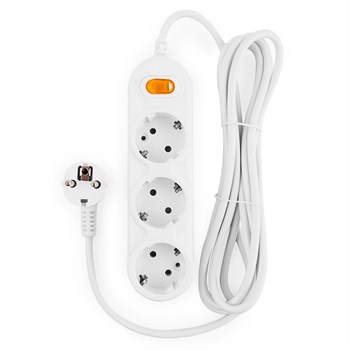 Электрическая Мануфактура PC-Y-5-3S-3 PowerCube Бытовой удлинитель, 3 розетки с выкл., 3м PC-Y-5-3S-3