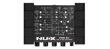 NUX PMX-2U USB I/O Line Mixer Микшер с интерфейсом USB PMX-2U