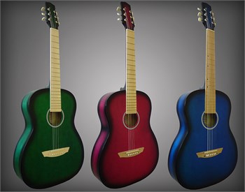 Амистар H-513-BL Акустическая гитара, увеличенный корпус дредноут, синяя H-513-BL