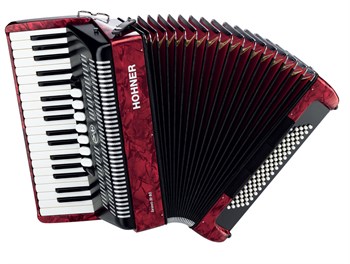 A1643 BRAVO III 80 Red Аккордеон Hohner A1643 - фото 6242