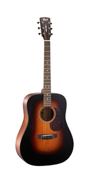 Cort EARTH300VF-SB Earth Series Электро-акустическая гитара, санберст EARTH300VF-SB