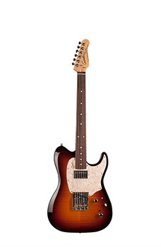 Godin 046973 Stadium '59 Vintage Burst Flame RN Электрогитара, санберст 046973