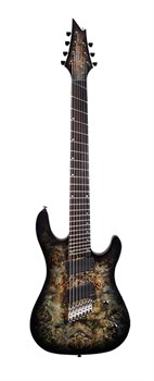 Cort KX500FF-SDB KX Series Электрогитара 7-струнная, черная KX500FF-SDB
