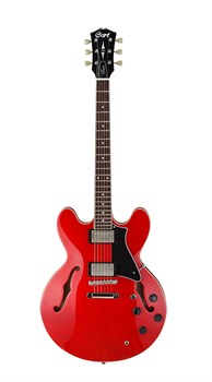 Cort Source-CR Hollow Body Series Электрогитара, арктоп, красная Source-CR
