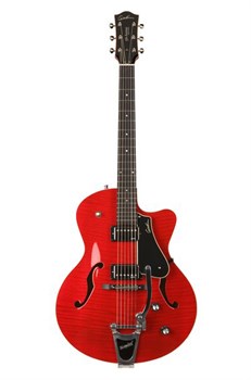 Godin 035182 5th Avenue Uptown Tr Red GT w/Bigsby Электрогитара арктоп, с футляром 035182