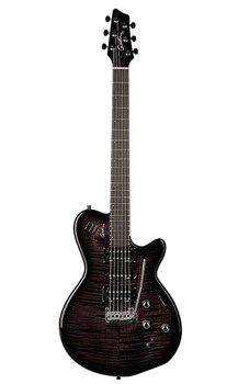 Godin 025503 xtSA Trans Black Электрогитара, черная, с чехлом 025503