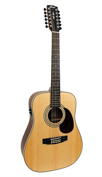 Cort Earth70-12E-OP Earth Series Электро-акустическая гитара 12-струнная, цвет натуральный Earth70-12E-OP