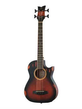 Ortega KT-WALKER-V2 Signature Series Электро-акустическая бас-гитара, с чехлом KT-WALKER-V2