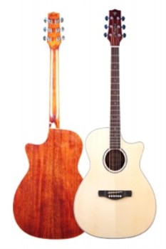 M-80NA Акустическая гитара, цвет натуральный, Magna M-80NA