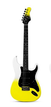 Smiger L-G2-i6-WKY Электрогитара, цвет белый/желтый L-G2-i6-WKY