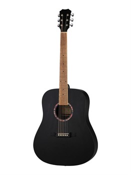 Кунгурская Акустика D-Black-43 Гитара акустическая, черная D-Black-43
