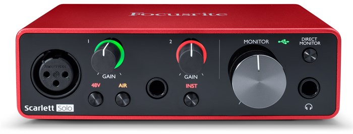 Звуковая карта FOCUSRITE Scarlett Solo 3rd Gen 2271 - фото 6401