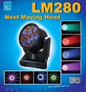 Big Dipper LM280 NEST MOVING BEAM Моторизированная световая "голова", RGBW, 19х15Вт LM280