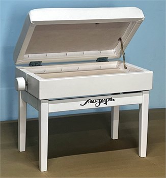 Мозеръ BPM-50/WH Банкетка для пианино или рояля деревянная, белая BPM-50/WH