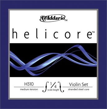 D'addario H310-1/4M Helicore Комплект струн для скрипки размером 1/4, среднее натяжение H310-1/4M