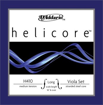 D'addario H410-LM Helicore Комплект струн для альта полного размера, среднее натяжение H410-LM