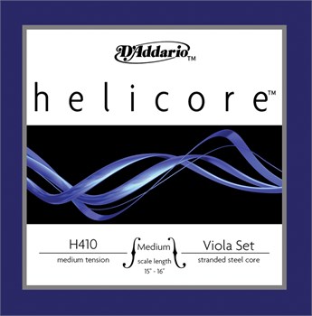 D'addario H410-MM Helicore Комплект струн для альта среднего размера, среднее натяжение H410-MM