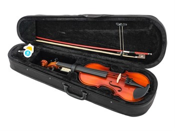 Caraya MV-003VT-1/2 Скрипка в футляре со смычком MV-003VT-1/2