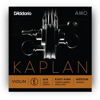 D'addario KA310-4/4M Kaplan Amo Комплект струн для скрипки размером 4/4, среднее натяжение KA310-4/4M