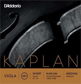 D'addario K410-SM Kaplan Forza Комплект струн для альта, среднее натяжение, Short Scale K410-SM