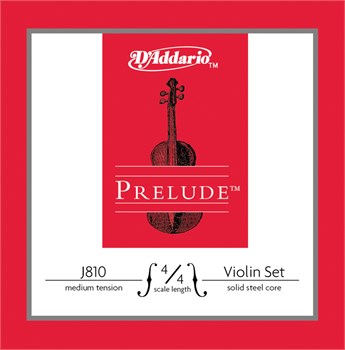 D'addario J810-4/4M-B10 Prelude Струны для скрипок размером 4/4, среднее натяжение, 10 комплектов J810-4/4M-B10