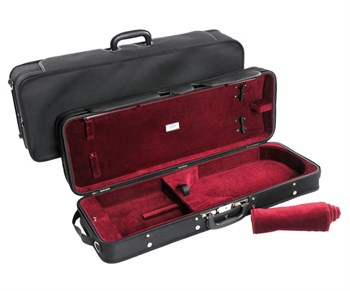 Jakob Winter JW-3023-VN-013 Футляр для альта 15"-16,5", деревянный, черный/красный JW-3023-VN-013