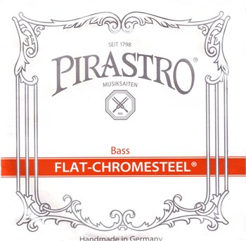 Pirastro 342000 Flat-Chromesteel SOLO Комплект струн для контрабаса размером 3/4 342000