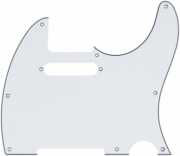 JET PT-350 WH - Панель для гитары JET JT-350, цвет белый PT-350 WH